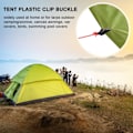 Miniatyrbild 5 av 5: 10 Set Tarp Clip Markis Tältklämma Högpresterande Tältklämma