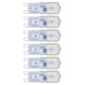 Miniatyrbillede 3 af 8: G9 pære Justerbar øjenbeskyttelse Energibesparende 14 LED'er 3W pære til lysekrone bordlampe 6 stk naturligt lys 220V