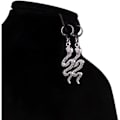 Miniatyrbild 4 av 5: 20 st Alloy Snake Charms Antik Metall Snake Charm Ormformade hängen