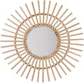 Beige Spärr Hängande Nattspegel Diameter 28 cm
