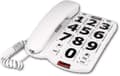 Eldrefon med store knapper, fasttelefon for eldre med hørselshemming