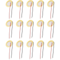 Miniatyrbilde 1 av 5: 15PCS Elements Buzzer, 27mm Piezo Element, Akustisk Pickup Piezo Disc Element Sensor Piezo Discs Piezo Discs med Akustisk Pickup