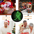 Miniatyrbillede 3 af 5: 3D Natlys Ishockey Atlet 3D Illusion Sengelampe
