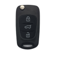 Miniatyrbild 1 av 6: Fällbar bilnyckelskal för HYUNDAI Kia Svart Svart