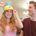 Miniatyrbillede 5 af 5: Ltcmfc Wet Head Challenge Hat Festspil Trick Party Props Hat Forældre-Barn Interaktivt Spil