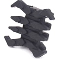 Miniatyrbillede 2 af 5: 1 par bueskydning krabbe compound bue stabilisator gummi bue vibration lemmer dæmper dæmpning udendørs jagt skydning (sort)