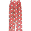 Miniatyrbild 1 av 5: Söta Cartoon Pyjamasbyxor för Kvinnor All Over Print Flanell Pyjamas Jul Halloween Varma Hemkläder Graffiti Byxor Style-1 XL