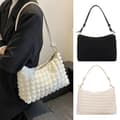 Moderne Fashion Dame Tasker med Stor Kapacitet white
