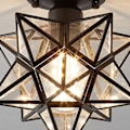 Miniatyrbillede 9 af 10: Nordisk stil loftslampe gold