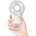 Mini Bærbar Ventilator USB Genopladelig 800mAh Batteri 3 Vindhastighedsniveauer LED Farverigt Lys
