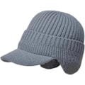 Miniatyrbillede 1 af 4: Proposition Strikket Hue, Elastisk Varm Ørebeskyttelse Strikket Hue gray With Plush Lining
