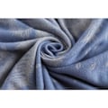 Miniatyrbild 4 av 4: Elegant Imitation Cashmere Sjal eller Påfågel Fjäder Design Sjal (Gul)