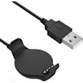 Miniatyrbillede 1 af 5: Opladerdock Kompatibel Med Garmin Forerunner 620, Usb Data Synkronisering Opladningsdock Med 1m Opladningskabel Til Forerunner 620 Smartwatch, Sort