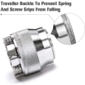 Miniatyrbillede 4 af 5: Universal Justerbar Sokkel Nøgle Adaptiv Multifunktionel Drev Nøgle Sokkel Adaptiv All-Fitting Multi Bore Tilbehør Universal Nøglemuffe