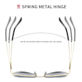 Miniatyrbillede 5 af 5: Hjerte solbriller Polariseret metal stel Trendy hjerteformet Uv400