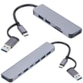 Miniatyrbillede 8 af 8: USB C Hub USB 3.0 Type-C Splitter 5 in 2 5 in 2