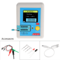 Miniatyrbillede 3 af 11: Transistortester med 128 TFT LCD-skærm Diode Triode Kapacitans til LCR ES