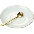 Miniatyrbilde 4 av 4: Marmor Keramisk Kopp og Skålsett Kamelia Mønstret Bone China Kaffe Krus Te Kopp Gullkant med Kaffe Kopp, Skål og Skje, 200ml (Blå)