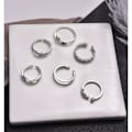 Miniatyrbild 3 av 5: 12-pack Boho Ringar / Örhängen - Justerbar silver
