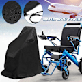 Miniatyrbild 3 av 5: Rullstolsöverdrag Vattentätt Stark Flexibilitet 210d Oxfordtyg Anti-deformation Elektrisk Rullstolsöverdrag För Resor L