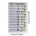 Miniatyrbillede 5 af 5: Multifunktionel Memo Checkliste To Do List Pad 5''''x8'''' Justerbar Hvid
