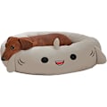 Pikkukuva 1 / 5: 40 cm söpö sammakkoananaskatti-koiran ja kissan lemmikkivuode, erittäin pehmeä Squishmallows-pehmolemmikkivuode Dolphin