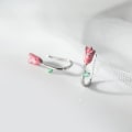 Miniatyrbilde 5 av 6: Sterling Sølv Tulipan Blomster Crawler Ørepynt Mansjett for Kvinner Tenåringsjenter Rosa Blomster Wrap Ørepynt Klatrer