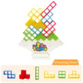 Tetra Tower Spel Leksak Tetris Balans Spel Leksak Stapelblock Stac