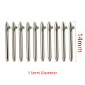 Miniatyrbillede 1 af 8: 10 stk./parti Ur Single Switch fjederstænger 14mm1.5mm Diameter