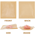 Miniatyrbilde 2 av 5: Varmeforseglede bakeriposer med vindu for egg sandwich donut kjeks emballasje 7,1x7,5 tommer klare frontpapirposer To Go