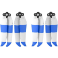 Miniatyrbillede 1 af 6: Air 2S Propeller Lavt Støj Propeller Sammenklappelig 7238F Propeller til DJI Mavic Air 2/Air 2S Drone Tilbehør (Blå Hvid 4stk)