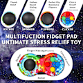 Miniatyrbilde 4 av 6: 2 stk Fidget Controller Pad, Bærbar Stressreduserende Spill Pad Hånd Fidget Pad for å frigjøre stress og angst