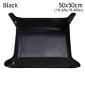Planteringsmatta för trädgårdsplatta black 50x50cm