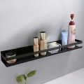 Miniatyrbilde 4 av 8: Veggmontert hylle - Sort metall Sort - 40cm