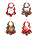 Miniatyrbillede 11 af 11: 5x Julepynt Julepynt Snemand Elg Bjørn Vedhæng Juletræ Ikke-vævet Vedhæng Dekoration til Hjem Kontor Ornament D
