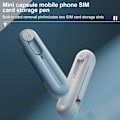 Miniatyrbilde 3 av 5: Rengjøringssett for Airpods, rengjøringspenn for Bluetooth-hodetelefoner, 5 i 1 kompakt multifunksjonelt rengjøringsverktøy med myk børste (blå, grå)