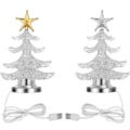 Miniatyrbild 3 av 7: Akryl Julgran Nattlampa USB Färgglad Ljusstark Bordlampa LED Nattlampa Juldekoration för Barnrum Sovrum Hemfest 2 st