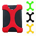Miniatyrbillede 2 af 5: 2.5\" Stødsikker Harddisk HDD Silikone Etui Cover Beskytter Til Mobil Harddisk Ekstern Harddisk Computertilbehør red399