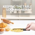Miniatyrbillede 5 af 5: 3 stk. Smule-Fejer Til Bord Restaurant Professionel Til Servering Med Lommeklips