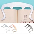 Miniatyrbillede 1 af 5: 2 stk. Metal Musikbogsklips og Sideholder, Musikbogsklips, Sideholder til Notenstande Sidemarkørklips Black 2pcs