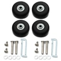 Pikkukuva 1 / 7: Matkalaukkujen osat Olkapäät Matkatavarat Pyörät 4pcs 90mm * 24mm