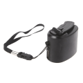 Miniatyrbilde 6 av 11: Nødlader Manuell håndsveiv lader Strøm USB lader for slike nødstilfeller eller utendørs håndsveiv lader Black