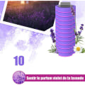 Miniatyrbilde 5 av 5: Engangs toalettbørstehoder med 4 dufter: Marineblå, sitron, rose og lavendel, 10 stk hver, totalt 40 erstatningshoder