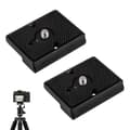 2 delar snabbkopplingsplattor kompatibla med Manfrotto 200PL 14, 200pl-14 snabbkopplingsmonteringsplatta