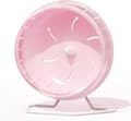 6,7-tums tyst hamsterhjul, träningsleksaker för små husdjur, medium, rosa