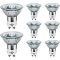 GU10 halogenlampa 50W dimbar, 220V GU10 halogenlampa 2 stift, 2800K