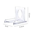 Miniatyrbild 2 av 8: 20 set akryl displayställ Genomskinligt ställ Mini mynthållare Transparent 20st-20st