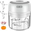 Köttkvarn - Mini bärbar mixer - 250 ml - Sladdlös - 3 vassa blad