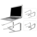 Miniatyrbillede 4 af 6: Aluminium bærbar computer bord til Mac til MacBook Pro Air til Apple Notebook holder ergonomisk løft metal riser skrivebord