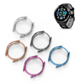 Miniatyrbild 4 av 5: Stöttåligt Bumper-fodral för Garmin-Forerunner 965 med skärmskydd Transparent Blue